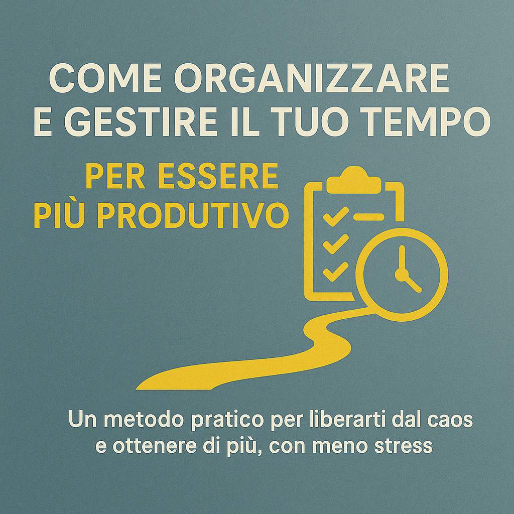 Come Organizzare e Gestire il Tuo Tempo per Essere più Produttivo